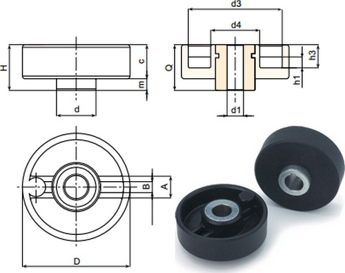 Lightweight control handwheel